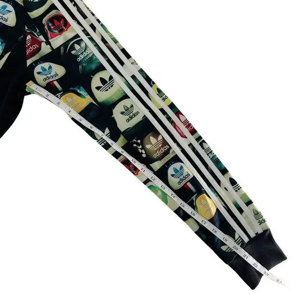 Adidas Vintage Mens 90's Print Superstar AOP Track Top Jersey Jacket Size Small - Picture 16 of 16